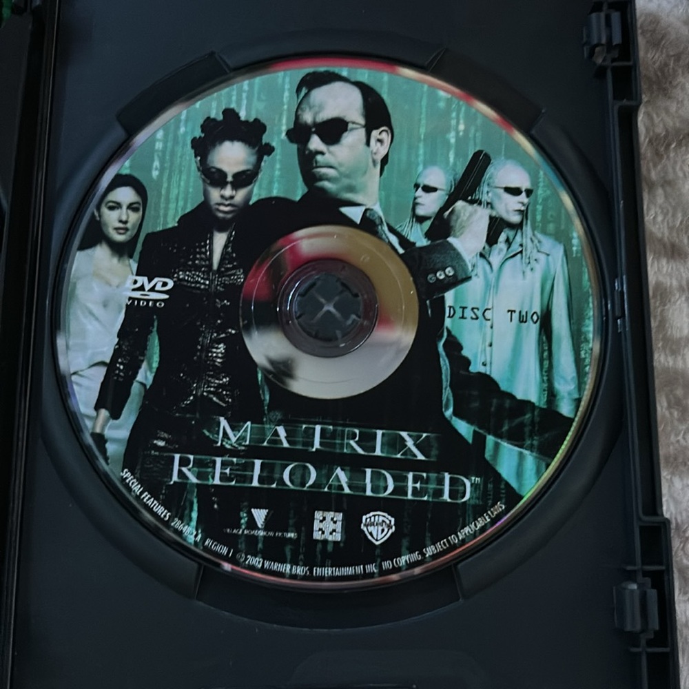 ☑️Matrix Reloaded Widescreen Edition DVD - Picture 4 of 5